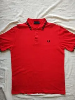 美品　fredperry フレッドペリー　M12 ポロシャツ　赤　40
