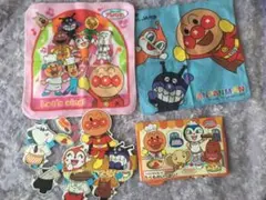 アンパンマン   タオルハンカチ　非売品　ハンカチ　すかいらーく　玩具　セット