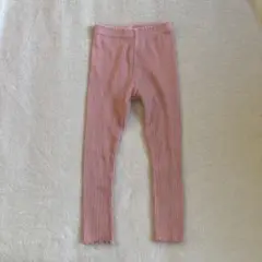 ピピロッタ　リブ　スパッツ　パンツ　ボトムス　ピンク　sサイズ　90サイズ