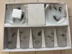 佐々木硝子 海の舞 小皿付一口ビールセットのサムネイル