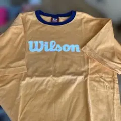 M Wilson 半袖 Tシャツ イエロー ネイビー