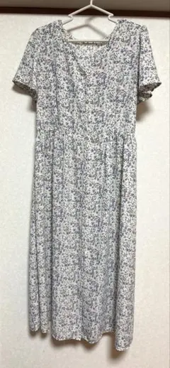 花柄 半袖ワンピース