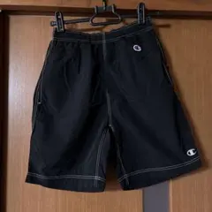 Champion 黒 ハーフパンツ
