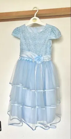 ドレス 130cm 水色 motherways