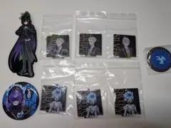 ツイステッドワンダーランド アクリルスタンドとバッジセット①（中古 ジャンク）