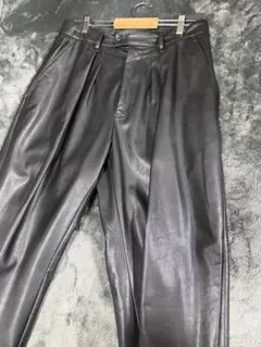 stein EX wide tapered trousers blackのサムネイル