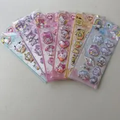 ウォーターシール　水貼り　キャラクターシール 6枚