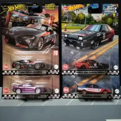 ホットウィール ブールバード 4台 スープラ AE86 インテグラ アコード