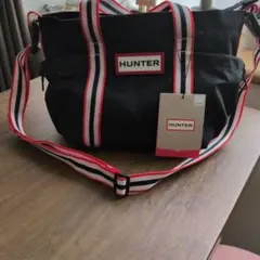 アップルパイ様HUNTER ブラック トートバッグ 新品タグ付きのサムネイル
