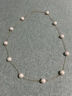 大玉パールネックレス