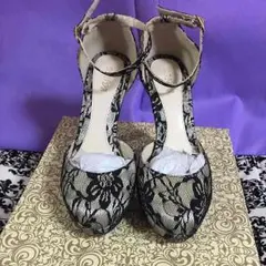 RANDA レースパンプス
