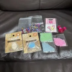 ハンドメイド　ディズニー　ミニー　ビーズ　デコパーツ　レジン　まとめ売り