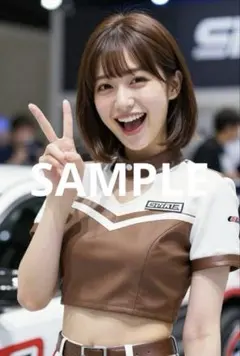 A299 AI美女 ポスター A4サイズ 高画質 レースクイーン 生写真 未使用