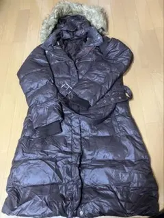 最終出品　レディース　M ダウンコート　トミーヒルフィガー　ブラウン