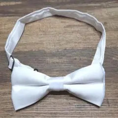 結婚式 蝶ネクタイ 白