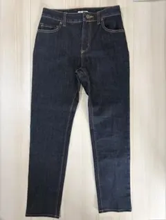 ダークデニム スリムフィットパンツ