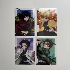 鬼滅の刃 アニプレックスオンラインくじ ランダムブロマイド 4種