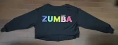 【正規品】ZUMBA x Crayola コラボ トレーナー ブラック長袖のサムネイル