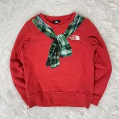 THE NORTH FACE 厚手トレーナー 120cm 赤 美品 子供