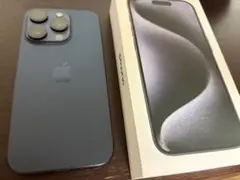 Apple iPhone 15 Pro ブルー チタニウム 本体