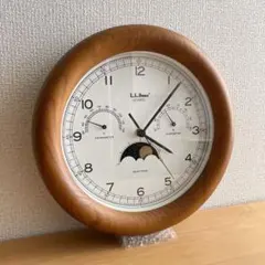 美品 エルエルビーン ウェザーステーション 壁掛け 時計