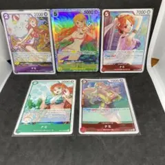ワンピースカード　ナミ トレーディングカードセット