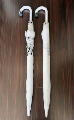 ヒロセ 長傘　ビニール傘　大きい傘　骨組が丈夫　ジャンプ傘　2本