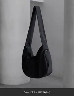 【CALLNE】テックハーフムーンショルダーバッグ