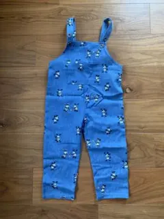 ディズニーミッキー プリント オーバーオール 100cm