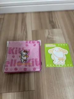 キティちゃん みちまるくんコラボ　 タオルハンカチ　メモパッドのサムネイル