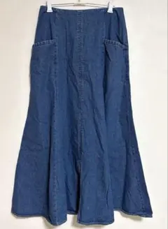HONEYSUCKLE ROSE デニム　ロングスカート　フレア　L