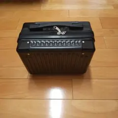 コンパクト 黒 バッグ ストライプ模様