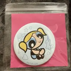 パワーパフガールズ 缶バッチミラー バブルス