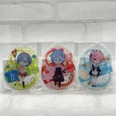 ❤ӭ　Re:ゼロ　ソフトクリアストラップ　3種セット　リゼロ　ラム　レム