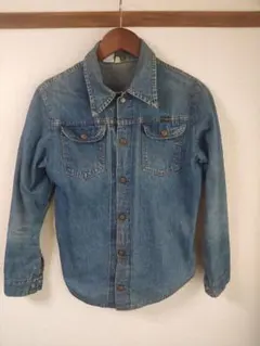 70s USA製 Wrangler デニムシャツ M ヴィンテージ