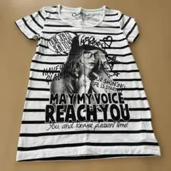 Cecil McBee 半袖Tシャツ ボーダー