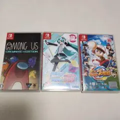 Nintendo Switch ソフト3本セット ※CDは付いておりません。