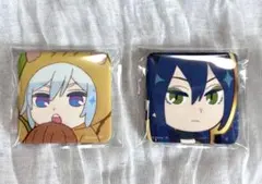 こ*ね様 ツイステ マレウス シルバー スクエアバッジコレクション