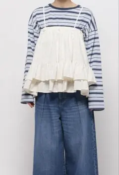 Niko and… 2way レースキャミミニスカート