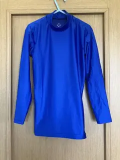 サッカー　長袖　ハイネック　インナーシャツ　ジュニア140 青