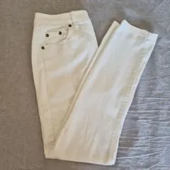 ホワイト ストレートデニム marvelous by pierrot