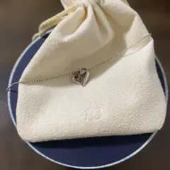 4℃ シルバー　ネックレス　ハート