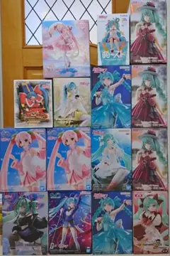 初音ミク・桜ミク フィギュア 9点セット まとめ売り 新品・未開封