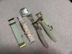 Apple Watch バンドセット ホワイト ピンク 44mm