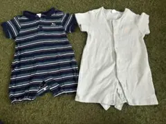 超美品！コトリ半袖ロンパース50.60.70.80