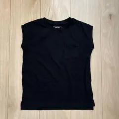 グローバルワーク　Tシャツ 120 ブラック　無地のサムネイル