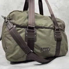 ✨美品✨アニエスベー ボヤージュ ボストンバッグ 大容量 2way 鍵付き