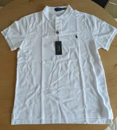 【新品未使用タグ付き】ポロラルフローレン ポロシャツ サイズL 白