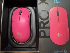 Logicool G PRO X SUPERLIGH マゼンタ　箱付き