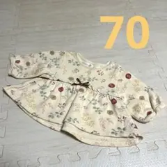conoco 長袖 トップス 70サイズ 花柄